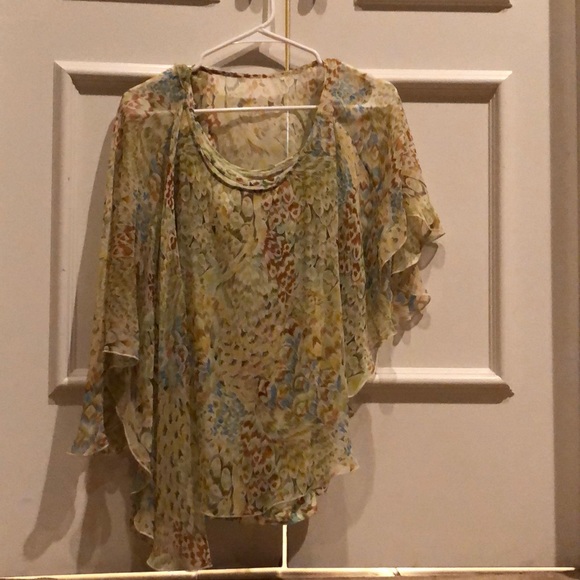 Anthropologie, tank with sheer cover, size small - Picture 2 of 4